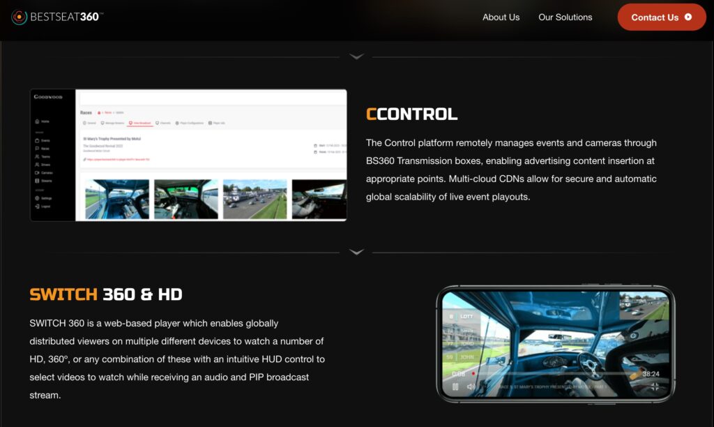 Bestseat360 – Live streaming web app, Vindiweb Ltd - Web Design Tauranga, Custom development, SEO + Marketing